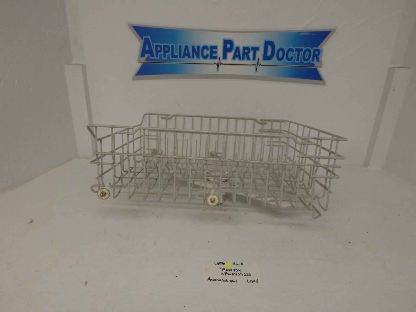 AMANA Dishwasher 99001454 WPW10139225 Upper Rack Used AMANA Dishwasher 99001454 WPW10139225 Upper Rack Used